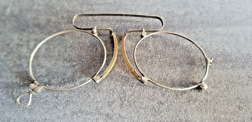Alte antike brille - brille, zwicker