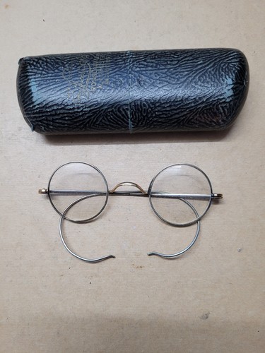 Alte nickelbrille mit - nickelbrille, !