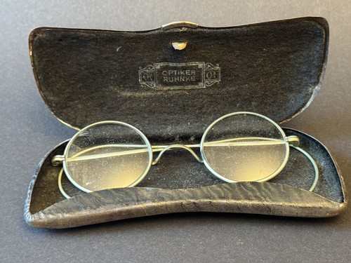 Antike runde drahtbrille - runde,