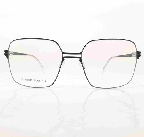 Metall brille schwarz eckig - metall,