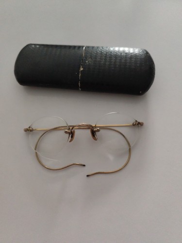 Antike brille etui - brille,