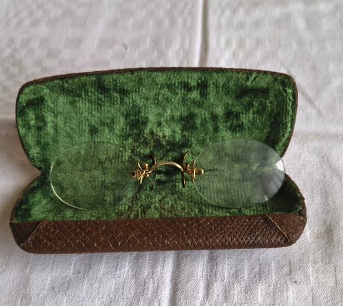 Antike brille kneifer zwicker - brille,