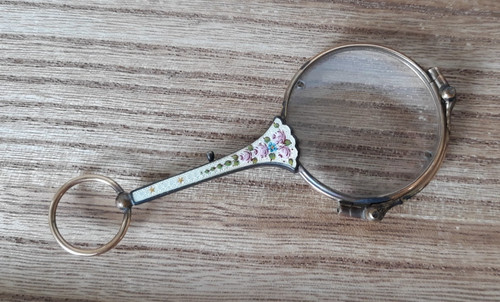 Lorgnette stielbrille mit - lorgnette/stielbrille,