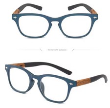 Stylische Unisex Brille Blau