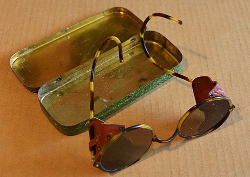 Original alte schneebrille - original,
