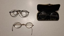 3 antike Brillen