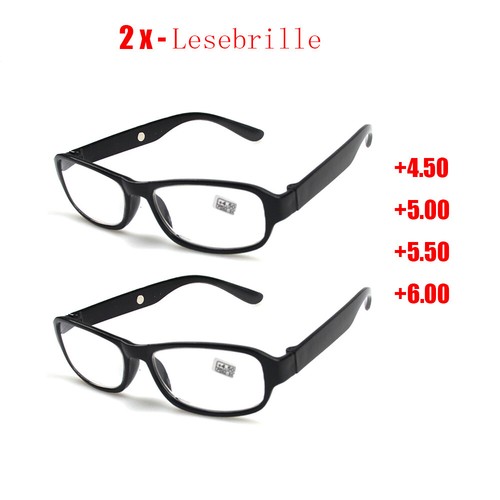 Lesebrillen 5 00 - 2x, +4.50