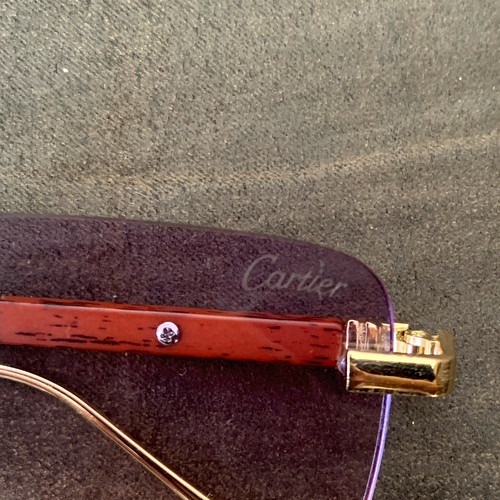 Cartier vintage randlosbrille - cartier,