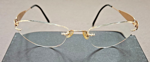 Randlose designer damenbrille - randlose,