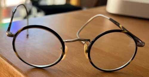 Runde vintage brille - runde,