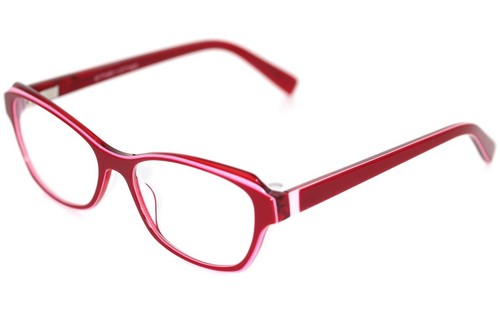 Optiker brille rot rosa - optiker,